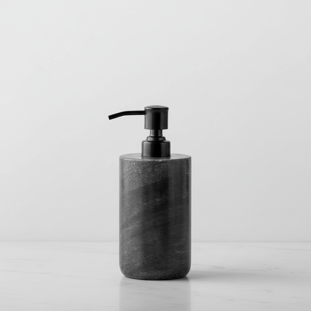 Charcoal Marble Soap Dispenser
