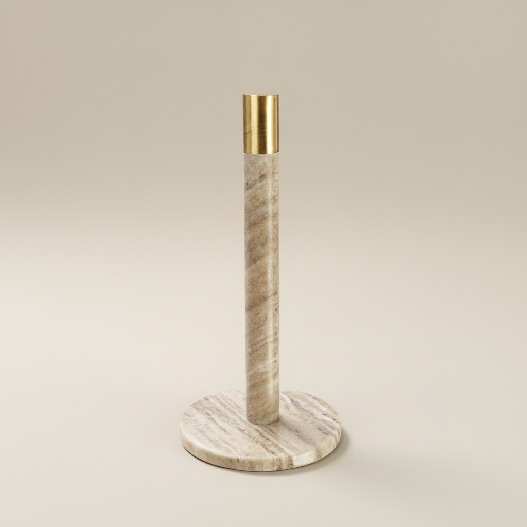 Brown Marble Paper Towel Holder