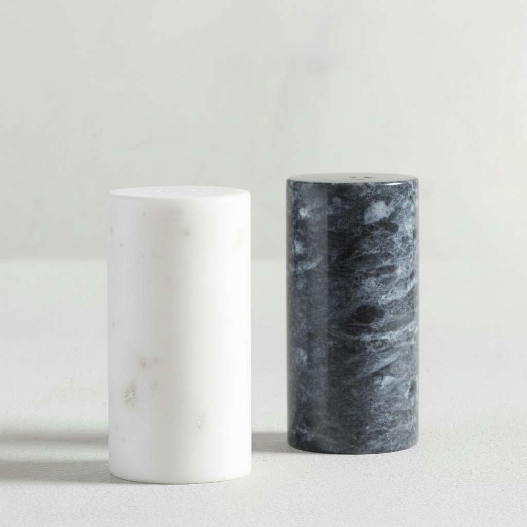 Marble Salt & Pepper Shakers