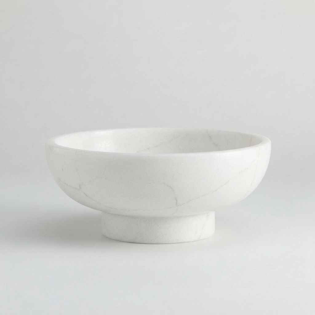 Banswara Marble Footed Bowl