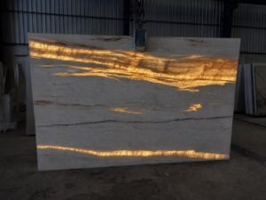 Maharajah Quartzite backlit slab
